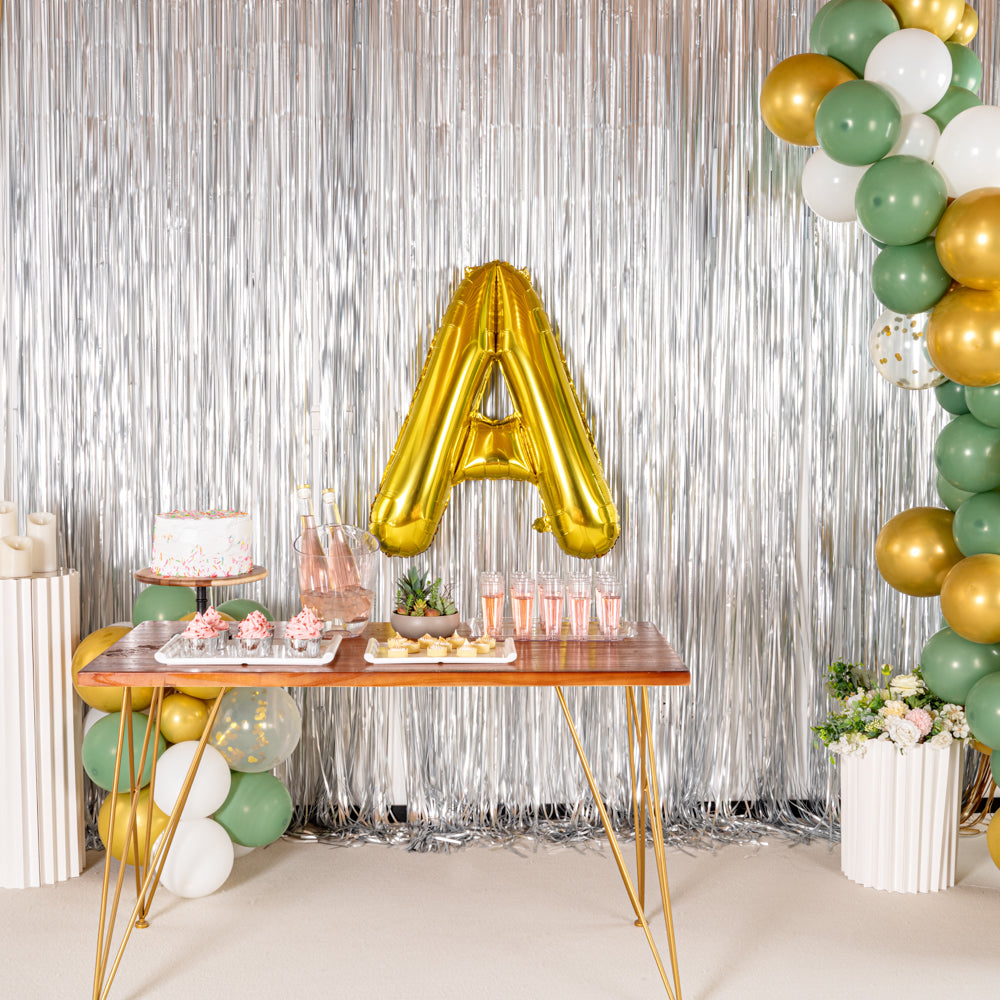 Balloonify Gold Mylar Letter A Balloon - 40 Inch Large Foil Alphabet Balloon for Birthday Party Decorations, Baby Showers & Wedding Celebrations