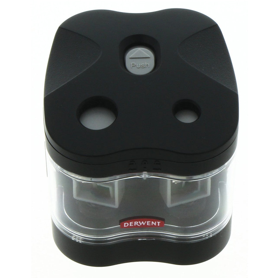 Derwent Battery Operated Pencil Sharpener - Electric Automatic Pencil Sharpener for School, Office & Art Supplies - Perfect for Artists, Students & Professionals
