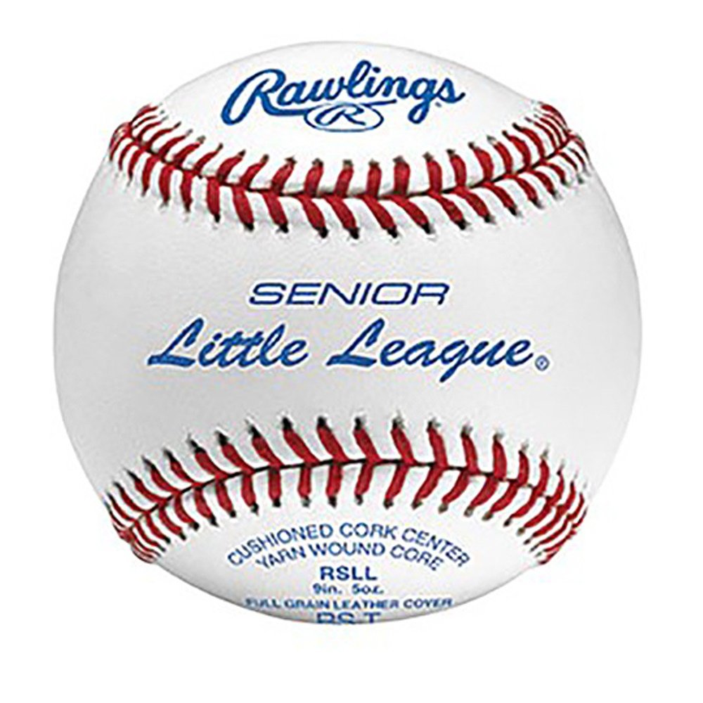 Rawlings SENIOR LITTLE LEAGUE Tournament Grade Baseballs - RSLL Approved Youth/14U Baseballs (12 Count) | Perfect for Little League Games, Practice & Training Sessions