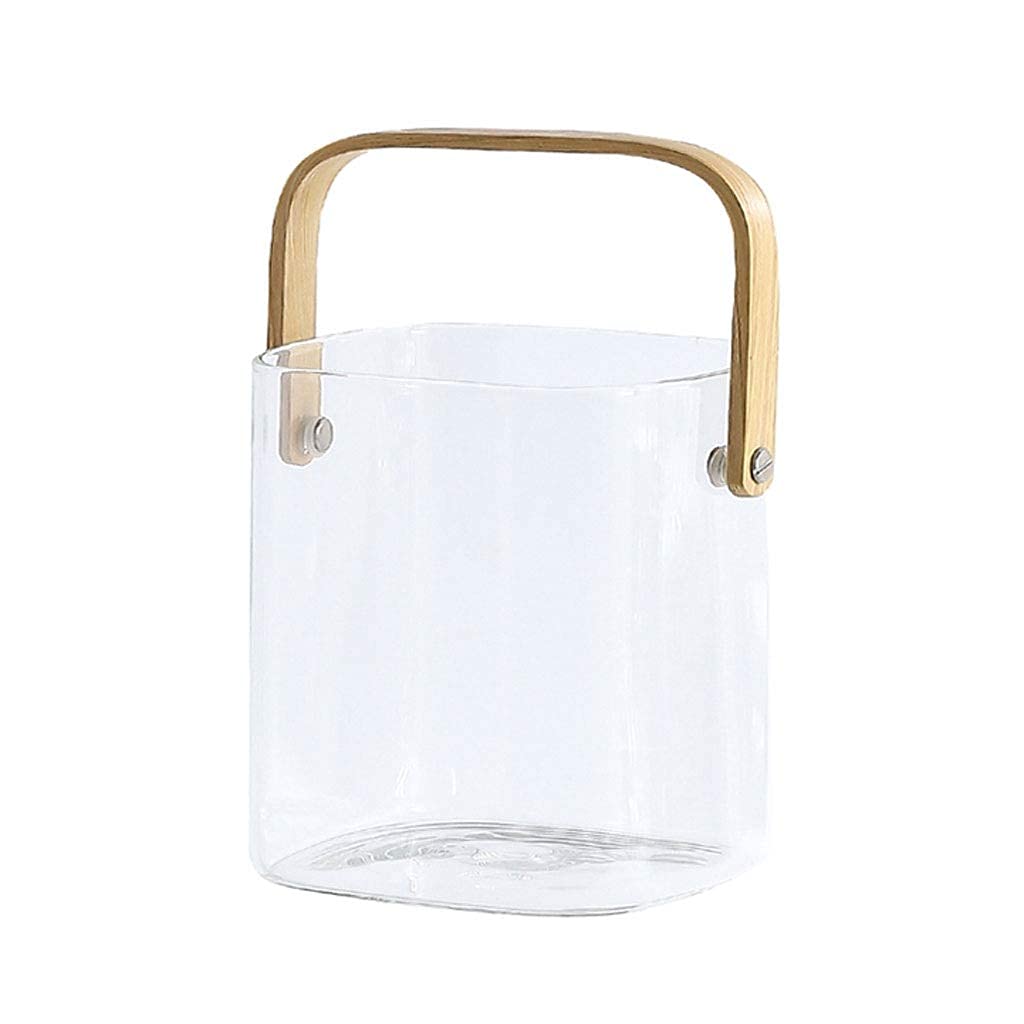 Premium Glass Ice Bucket - Transparent Champagne & Beer Cooler for Parties, Bars, Banquets - Perfect for Wine, Cocktails & Beverage Storage - Ideal for Home, Office & Outdoor Gatherings