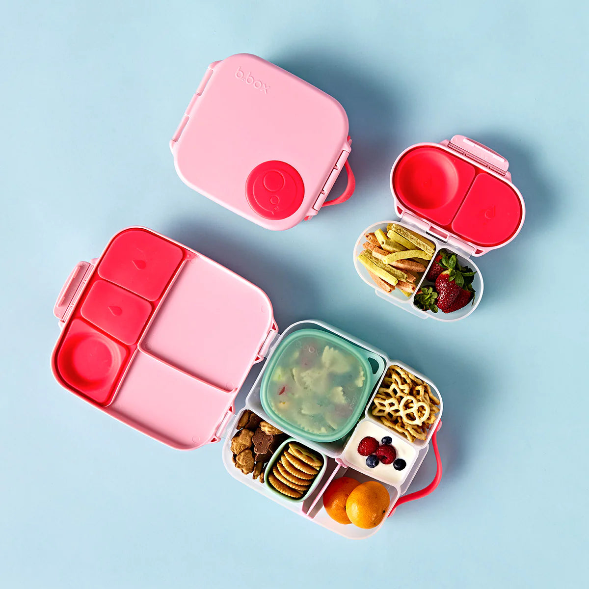 b.box Insulated Kids Lunch Box - Flamingo Fizz Design | Leak-Proof & BPA-Free | Perfect for School, Picnics & Travel