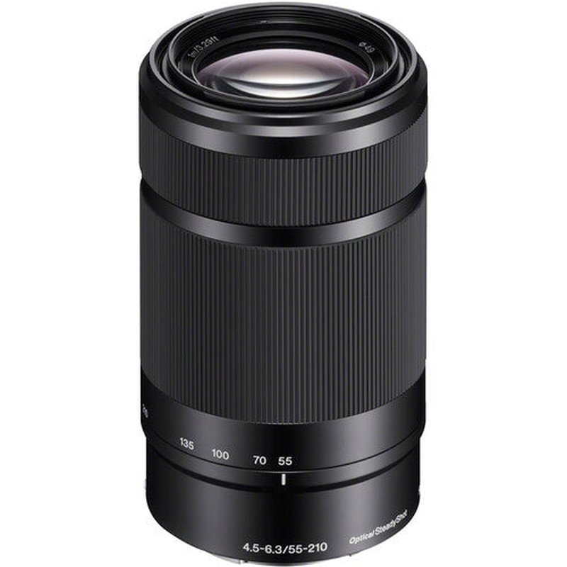 Sony E 55-210mm F4.5-6.3 OSS APS-C Zoom Lens for Alpha Mirrorless Cameras - Black | Portrait, Travel & Wildlife Photography