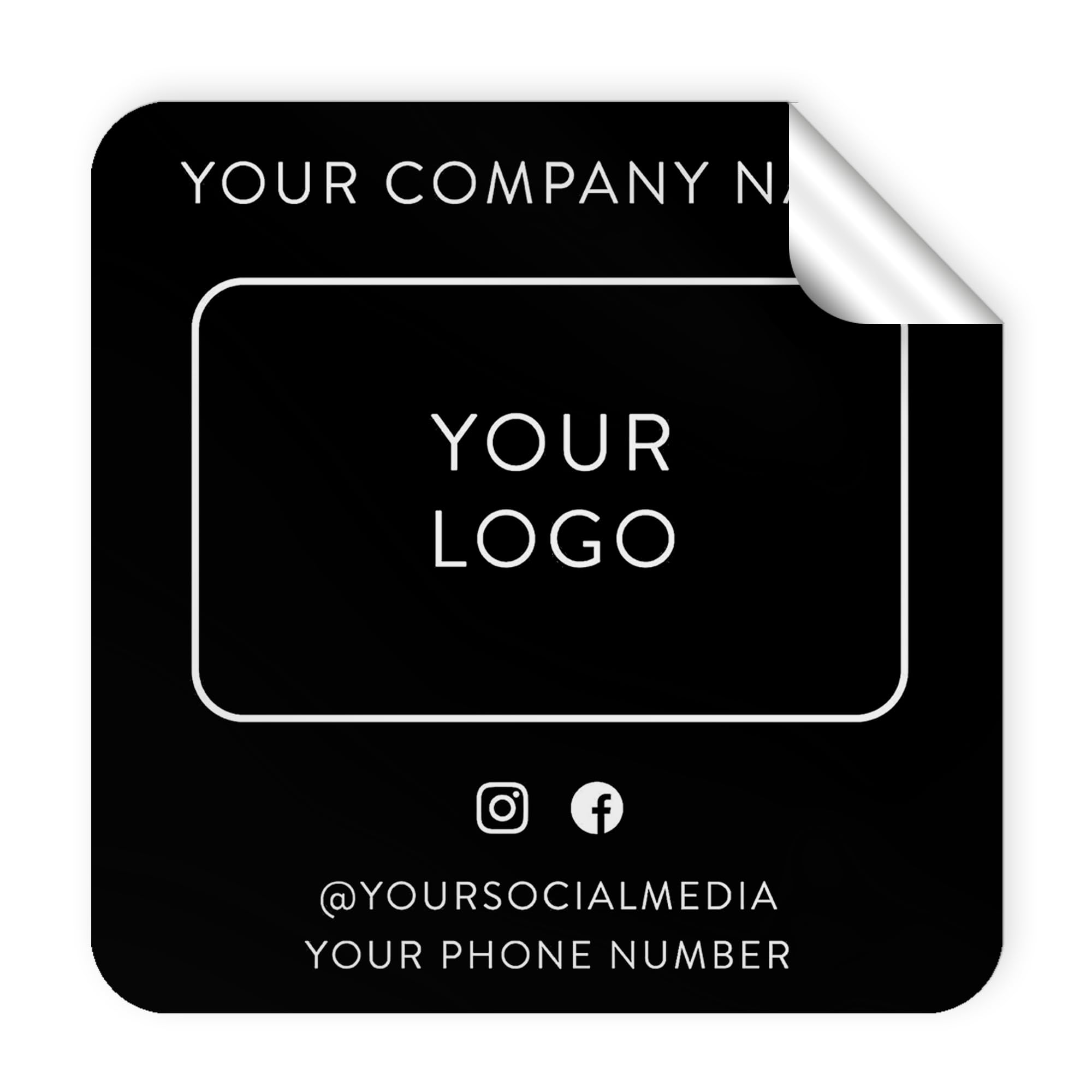 Custom Rectangle Vinyl Stickers - 100 Pack Waterproof Labels for Small Business Branding, Personalized Logo Stickers for Handmade Products, Packaging, Bottles, Jars & Cans - Perfect for DIY Crafts, Product Labeling & Small Business Branding