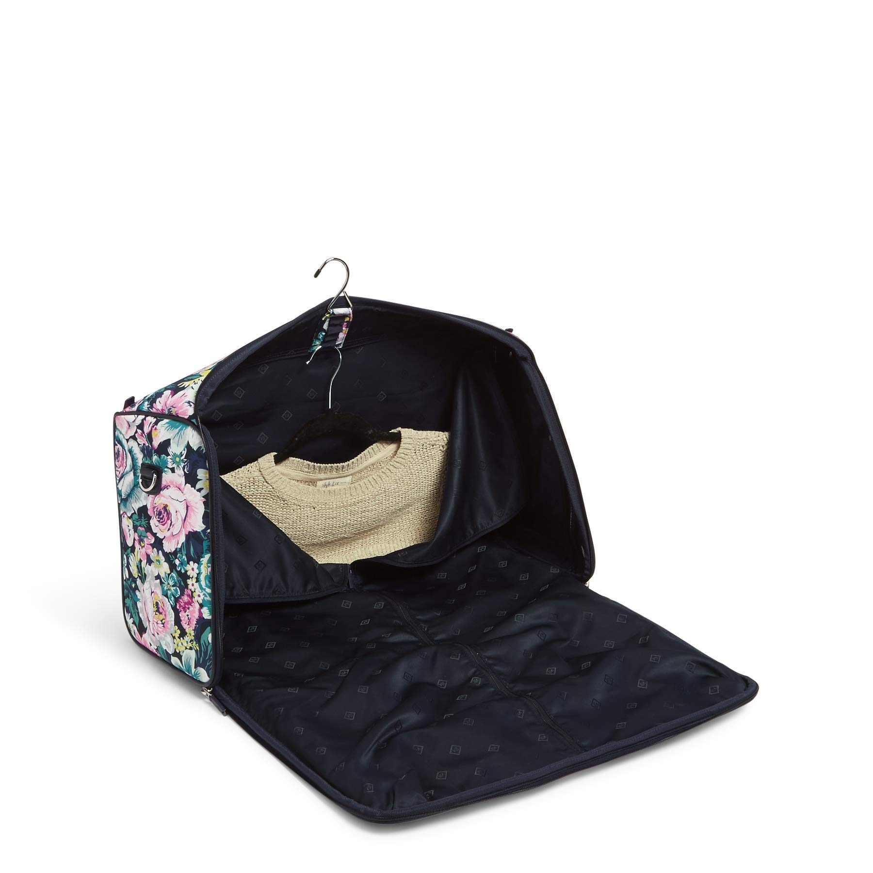 Vera Bradley Women's Convertible Garment Bag - Garden Grove Print - One Size Travel Duffel for Business Trips & Weekend Getaways