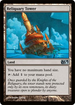 Magic: The Gathering Reliquary Tower (227) - MTG 2013 Card - Collectible Trading Card Game Accessory for Deck Building & Strategy Games