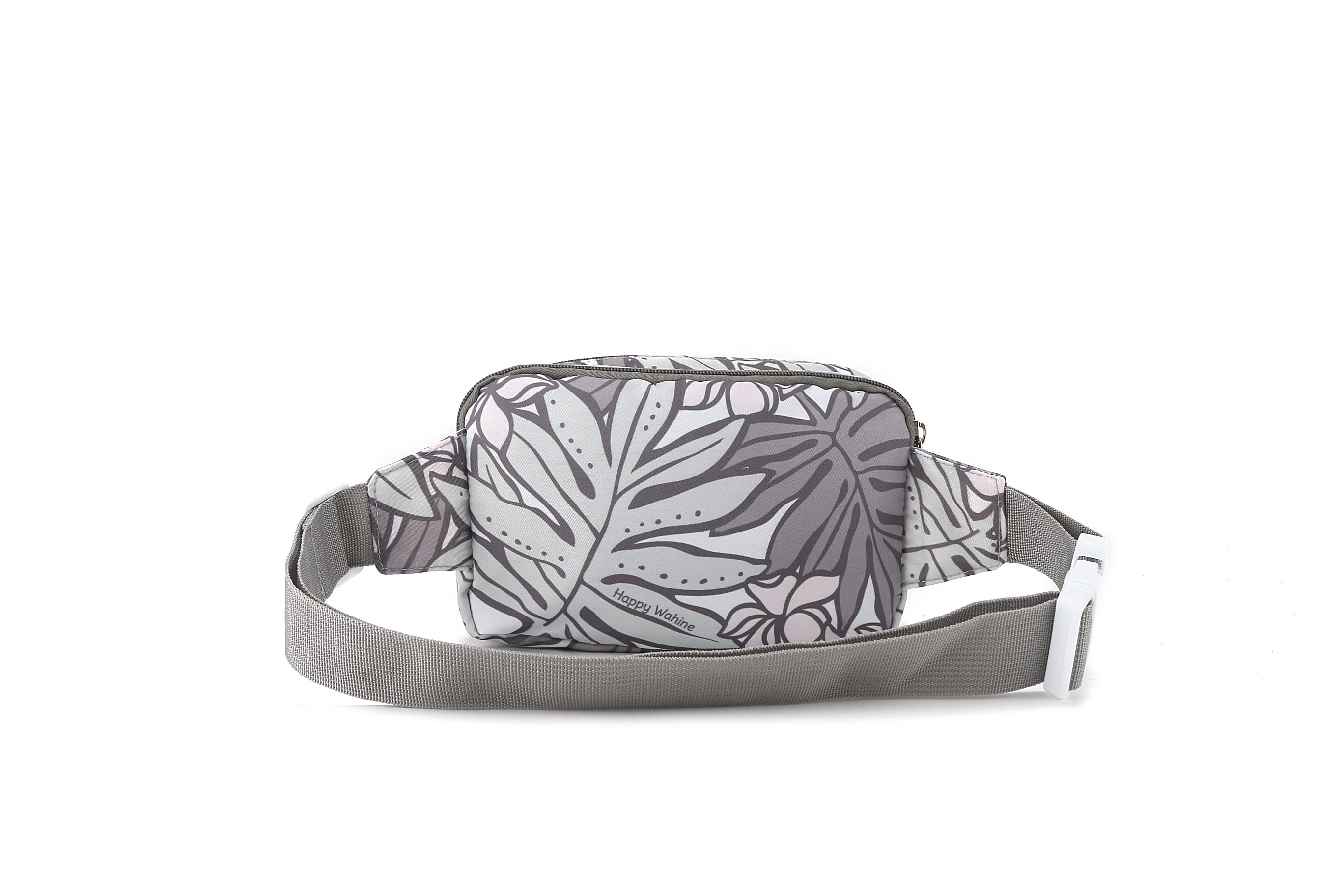 Kasie Lauae Grey Belt Bag - Stylish & Comfortable Waist Pack for Running, Travel, and Everyday Use