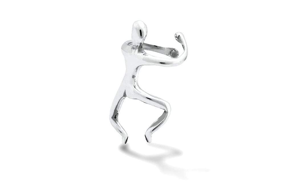 Women's Sterling Silver Earring Cuff - 3/4