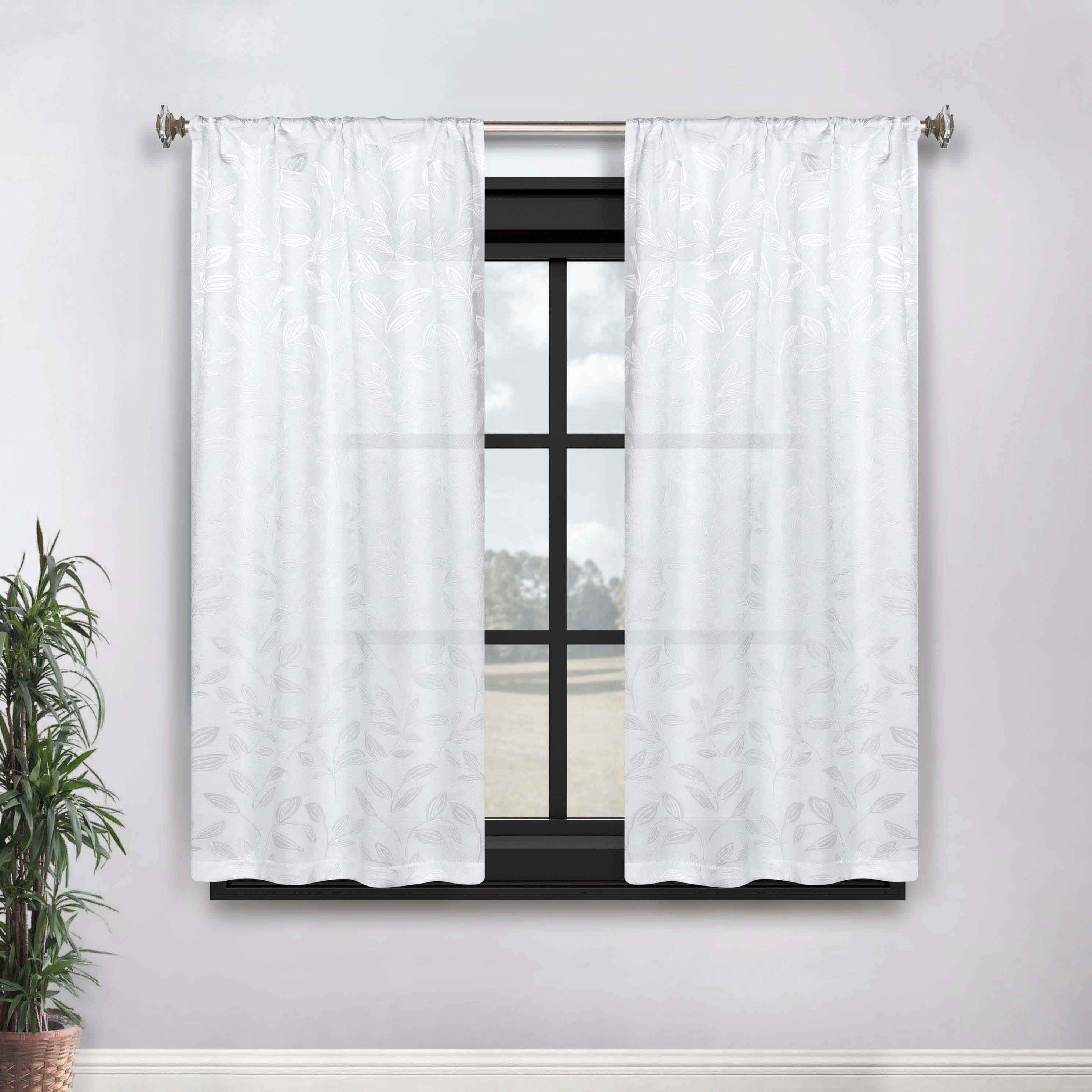 Blackout Curtains with Rod Pocket - Set of 2 Panels for Complete Room Darkening | Perfect for Bedrooms, Nurseries & Home Theater Light Blocking