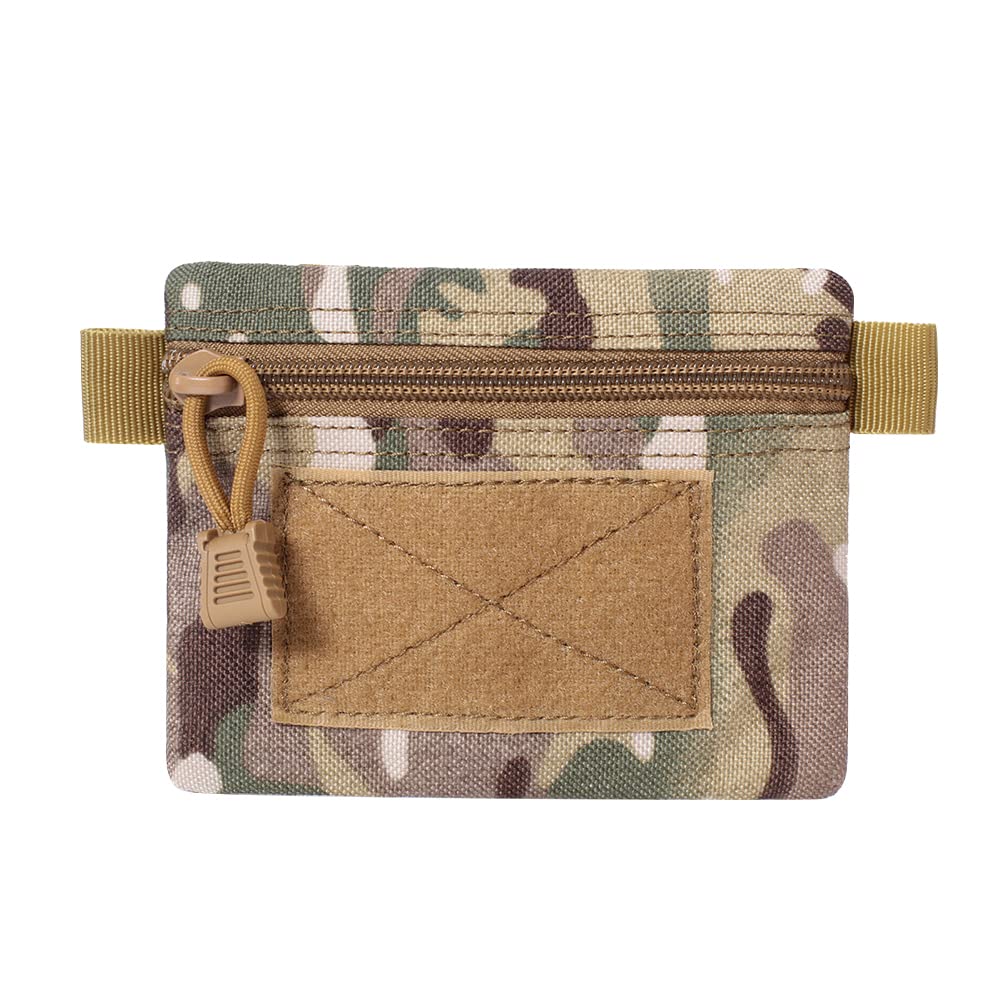 Waterproof EDC Molle Pouch - Compact Travel Waist Bag with Zipper for Camping, Hiking & Outdoor Adventures | Portable Tactical Wallet & Tool Organizer for Men & Women
