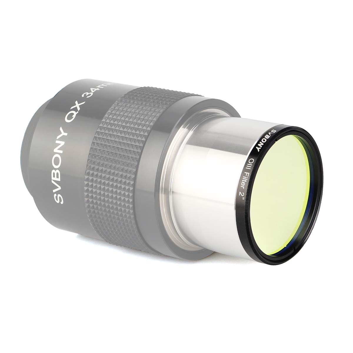 SVBONY SV115 2 Inch O-III Telescope Filter - Narrowband Light Pollution Filter for Astronomy, Stargazing & Deep Sky Observation (Perfect for Nebulae & Galaxies)
