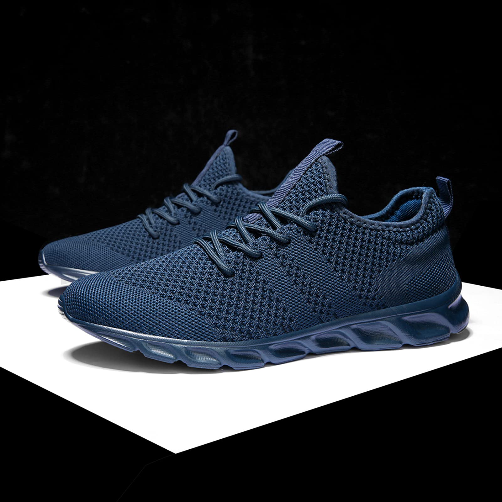 Men's Lightweight Tennis Shoes - Non-Slip Athletic Running Sneakers for Gym, Walking & Sports | Breathable Comfort Workout Shoes for Men