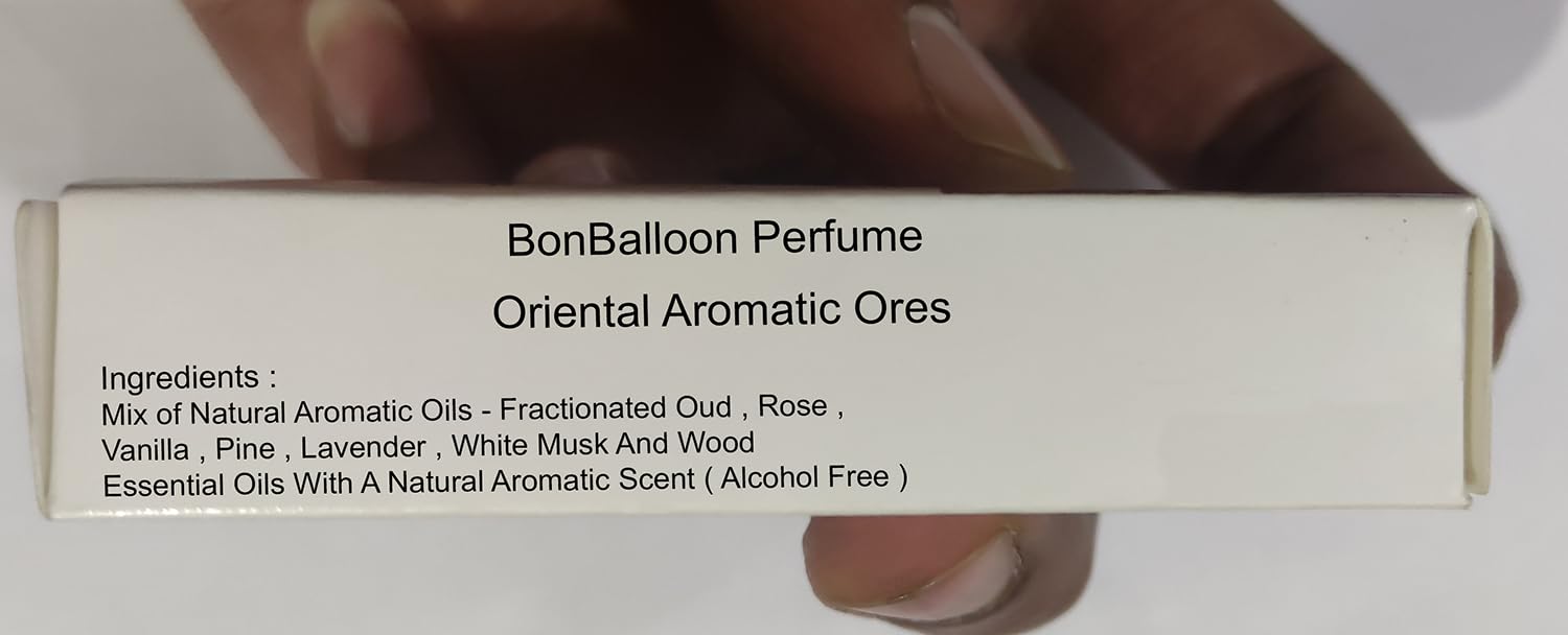 Premium Lebanese Oud Attar Perfume Oil - Alcohol-Free Arabian Fragrance Roll-On (0.10 oz / 3ml) for Men & Women - Long Lasting Oriental Scent for Special Occasions, Date Nights & Spiritual Rituals