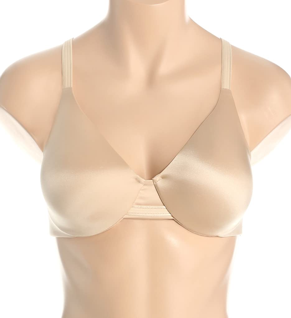 Bali Women's One Smooth U Underwire Bra - Full Coverage Smoothing & Concealing Bra in White, Size 40D US - Perfect for Everyday Comfort & Seamless Look Under Clothes
