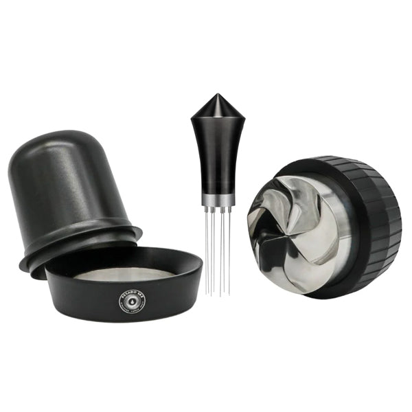 Premium Espresso Distribution Bundle - Heavy Duty Coffee Leveling Tool for Baristas & Home Brewing - Perfect for Espresso Machines & Coffee Shops