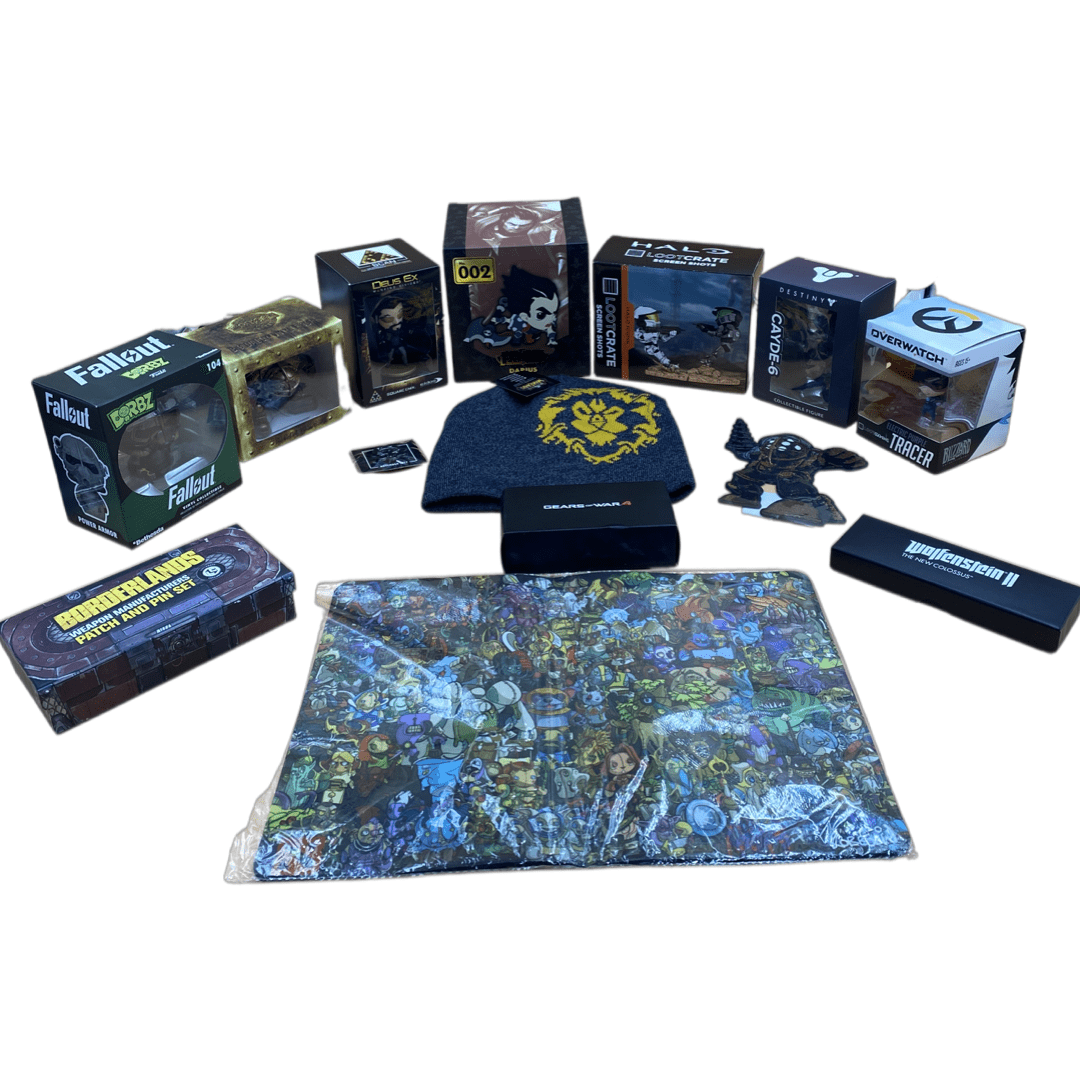 14-Piece Collectible Set Inspired by Popular Video Games - Brand New - Perfect for Gaming Rooms, Display Cases, and Gift-Giving