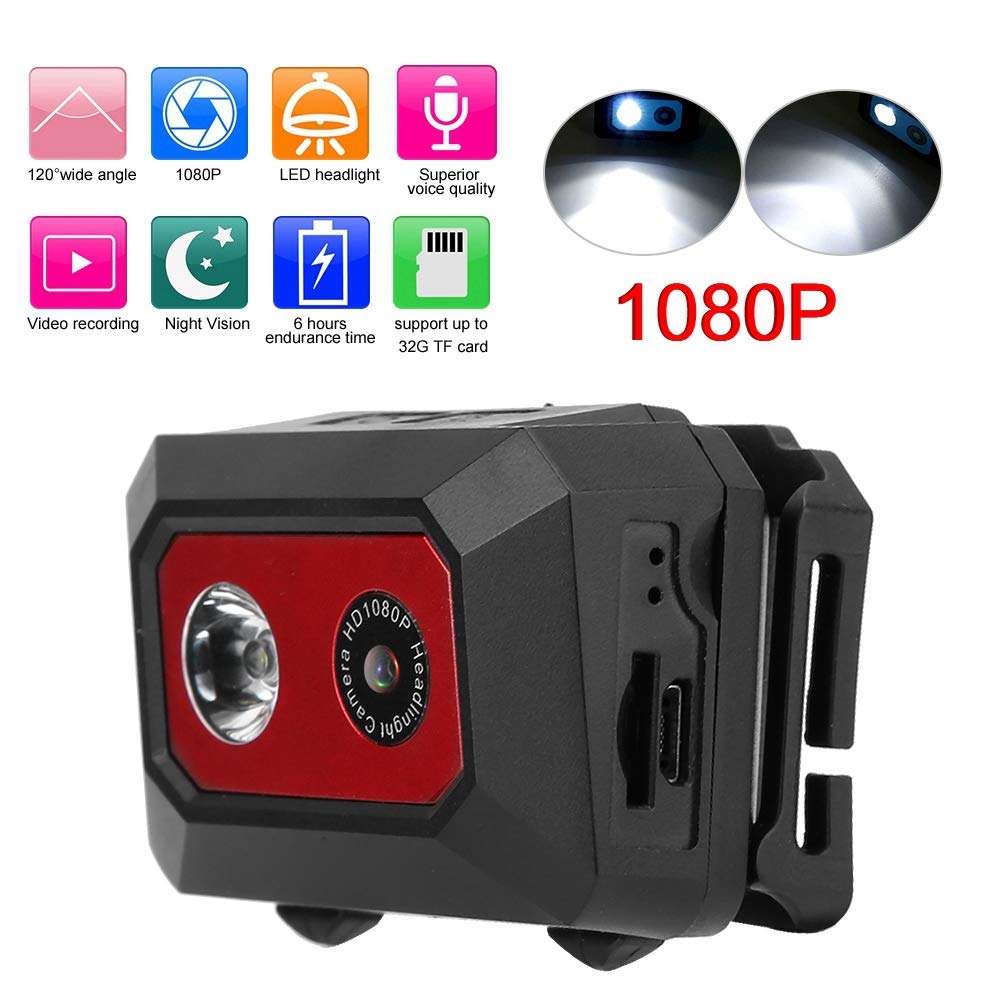 4K Sports Action Camera - 1080P HD Helmet Mounted DV Camcorder with DVR Recorder, Waterproof Adventure Camera for Cycling, Skiing, Horse Riding & Extreme Sports (Black Red) - Capture Your Thrilling Moments On The Go
