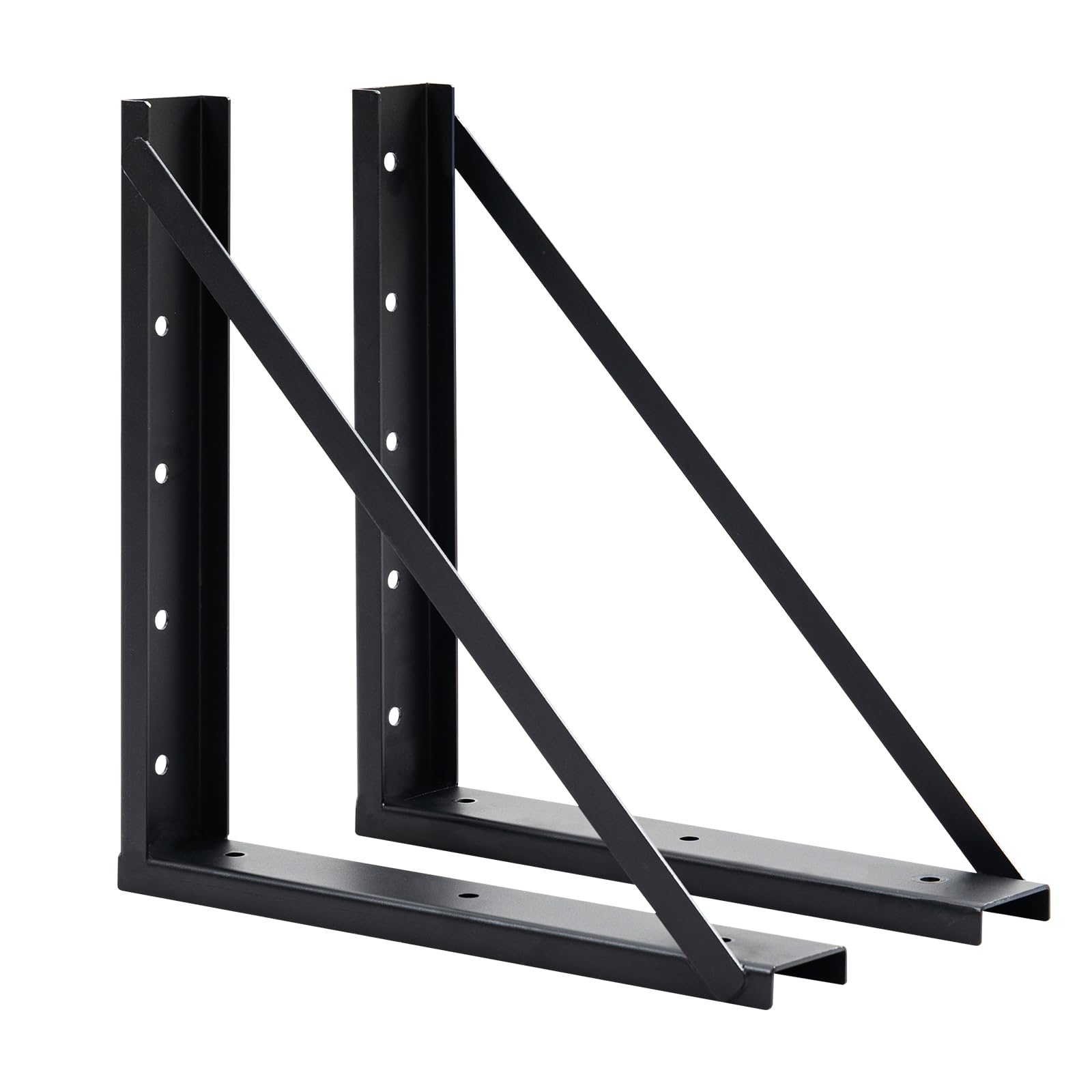Heavy-Duty Underbody Steel Mounting Brackets for Truck Tool Box - 24
