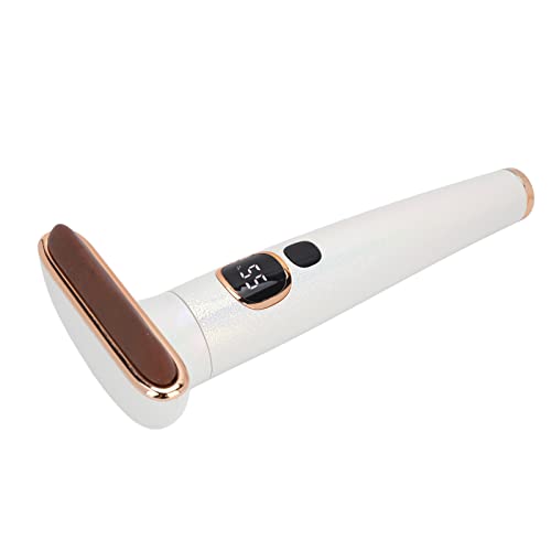 Electric Gua Sha Massage Tool - Hot & Cold Compress, Vibration, Round Edge for Face & Neck - Perfect for Skincare, Relaxation & Pain Relief