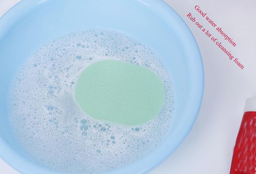 WAQIONG 5PCS Makeup Remover Sponges - Reusable Cleansing Puffs for Wet & Dry Use, Gentle Face Washing & Makeup Removal, Soft Exfoliating Beauty Sponge for Daily Skincare Routine (Perfect for Travel & On-the-Go Cleansing)
