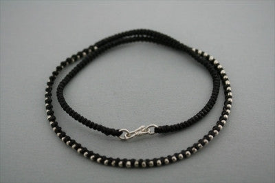 Elegant Black Multi Small Bead Necklace for Women - Perfect for Casual, Party & Everyday Wear