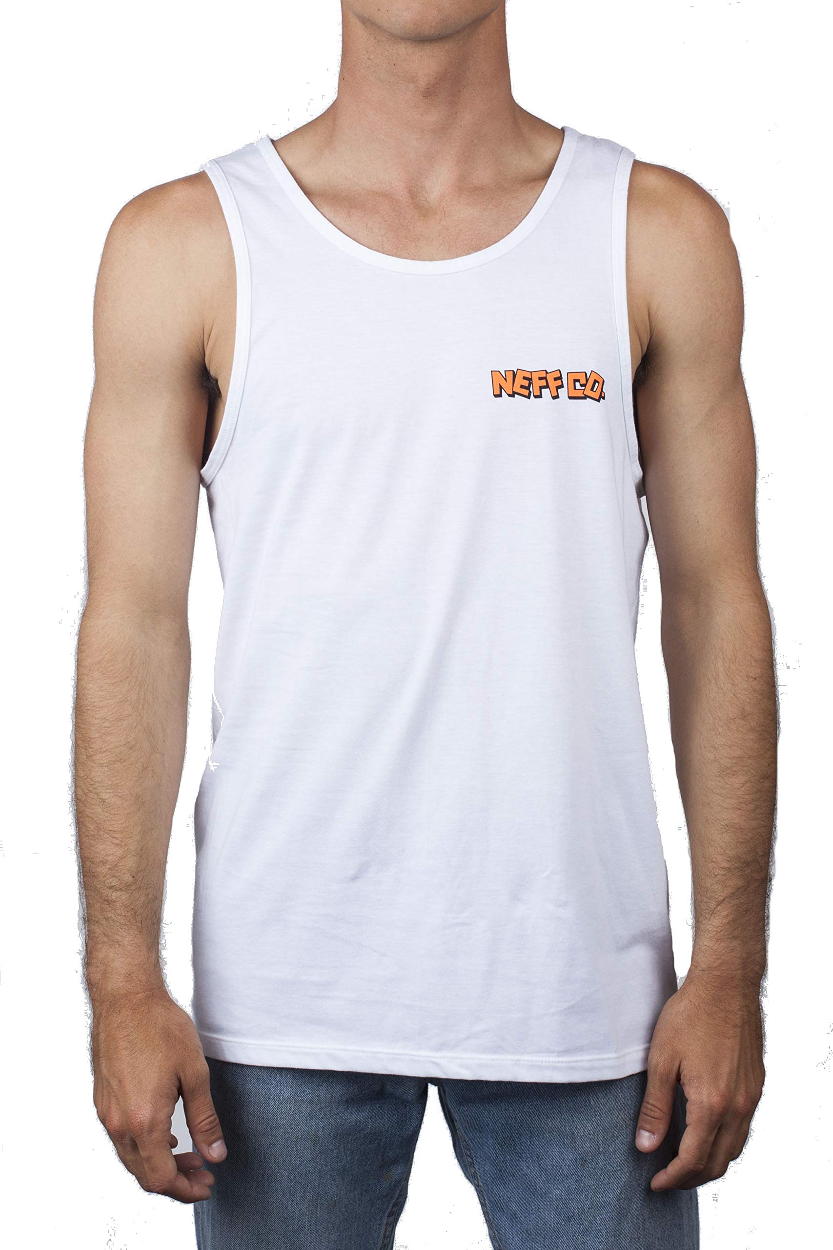 NEFF Men's Graphic Tank Top T-Shirts - Cool Summer Muscle Tees for Gym, Beach & Casual Wear - Breathable Cotton Sleeveless Shirts for Workouts, Parties & Outdoor Activities