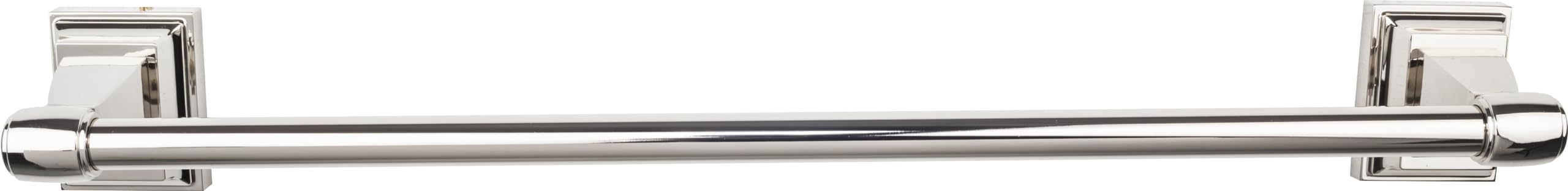 Top Knobs STK8-BB Stratton Single Towel Bar in Oil-Rubbed Bronze - Perfect for Bathroom, Spa, and Guest Room Decor