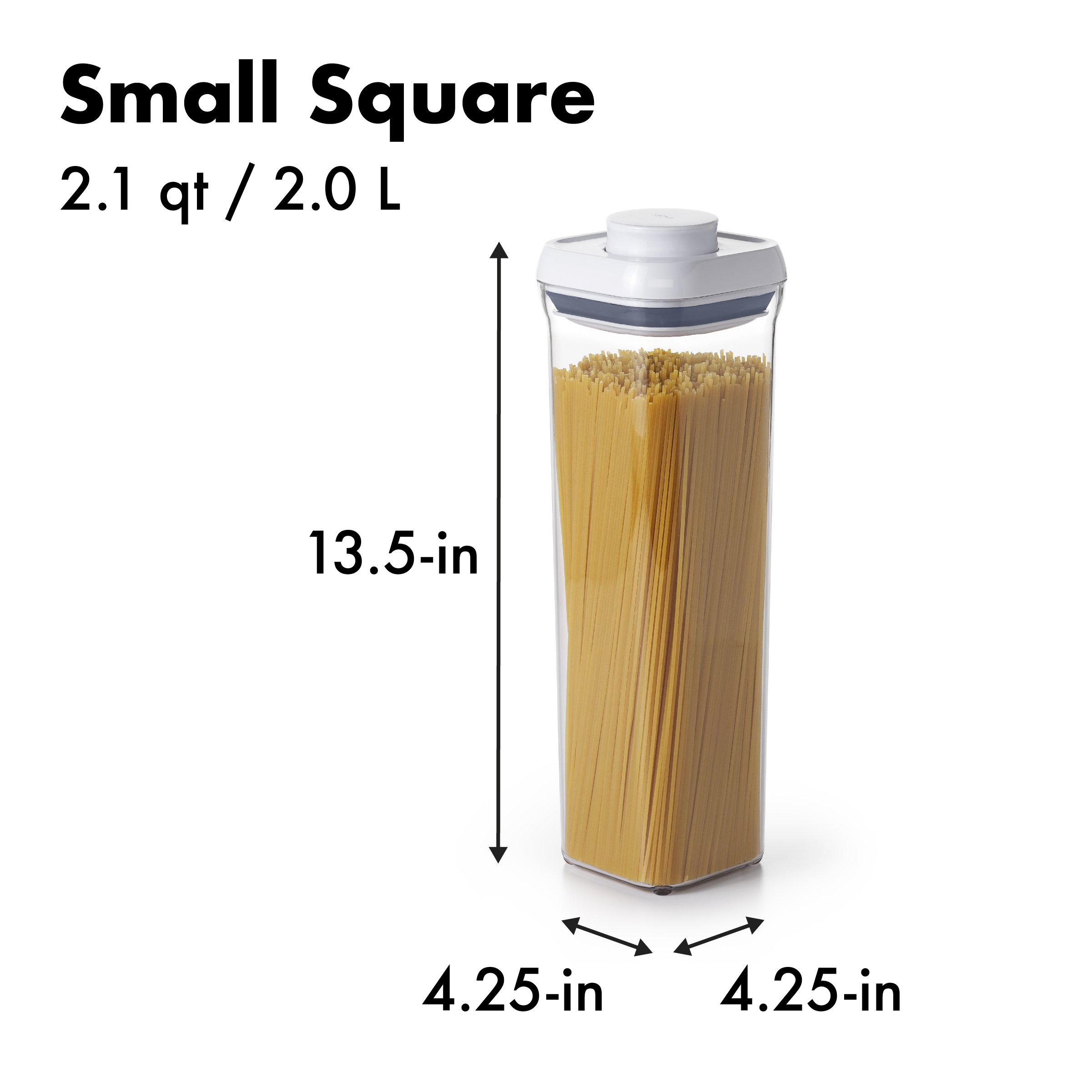 OXO Good Grips 10-Piece Airtight Food Storage POP Container Set - BPA-Free Kitchen Organization for Flour, Sugar, Coffee & Dry Goods - Space-Saving Stackable Design for Pantry & Countertop