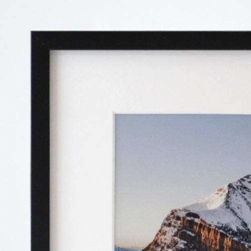 Frame It Easy 24.6x32.4 Inch Satin Black Metal Picture Frame - Ashford Collection - Perfect for Wall Art, Photos & Home Decor