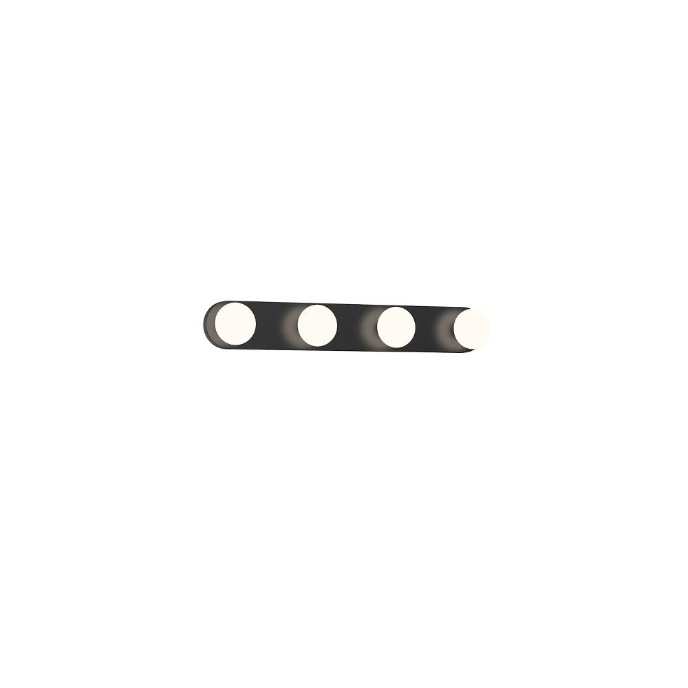 Kuzco Lighting VL63416-BK Rezz Modern LED Bathroom Vanity Light Fixture in Black - Perfect for Contemporary Home & Hotel Decor