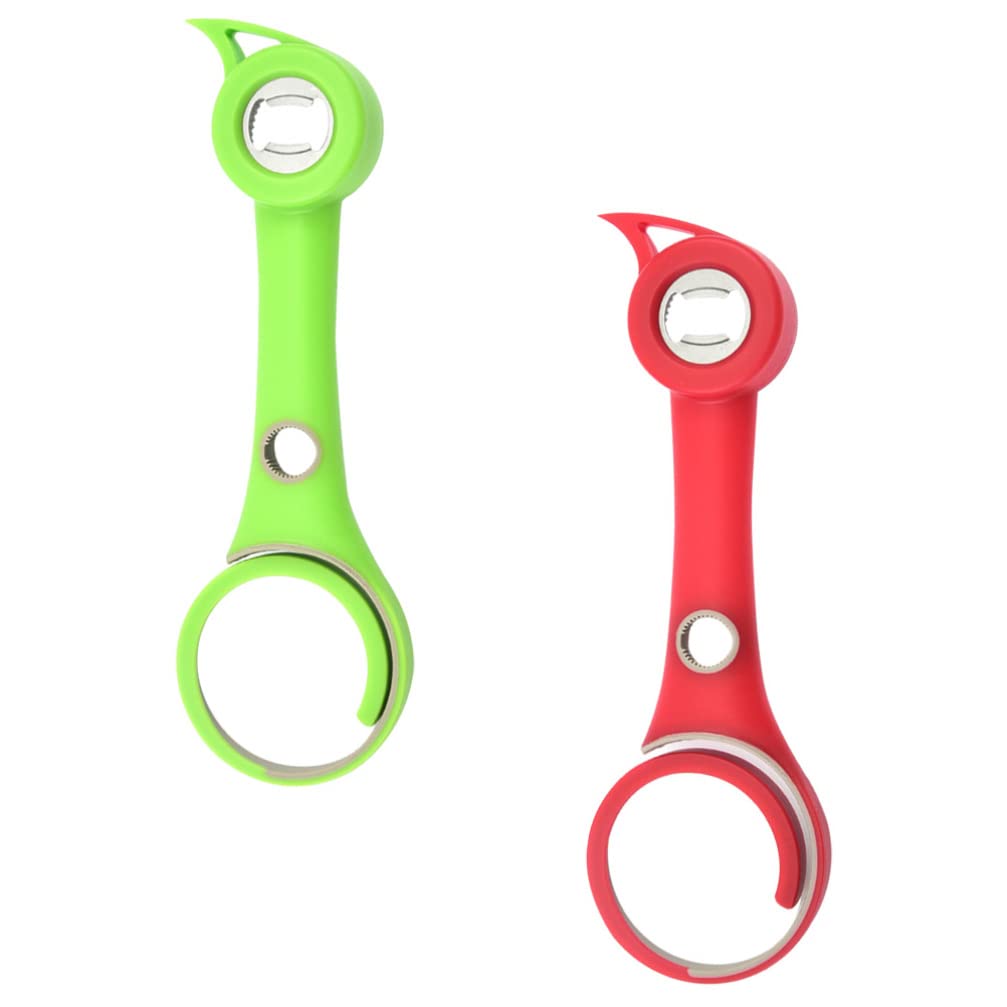 2-Pack Stainless Steel Beer Bottle Opener - Multi-Functional Household Bottle Opener for Beer & Cans - Durable, Portable & Practical - Perfect for Parties, Camping & Home Bars
