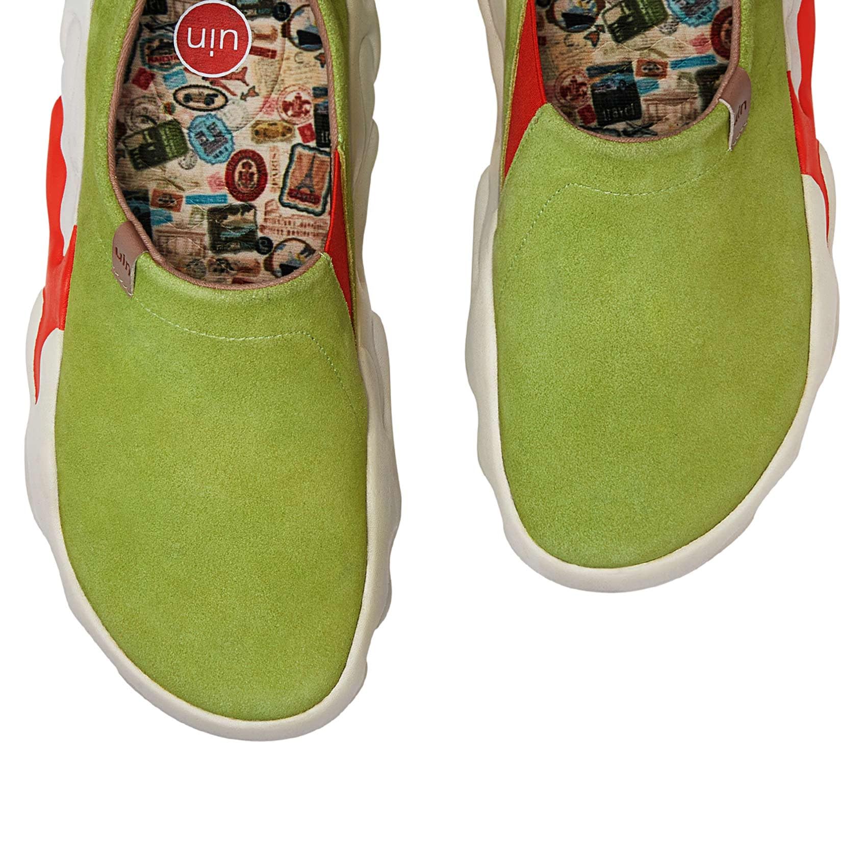 UIN Women's Walking Shoes - Lightweight Slip-On Loafers with Artistic Painting | Fashion Sneakers for Travel, Work & Daily Wear | Toledo ⅩⅢ Collection
