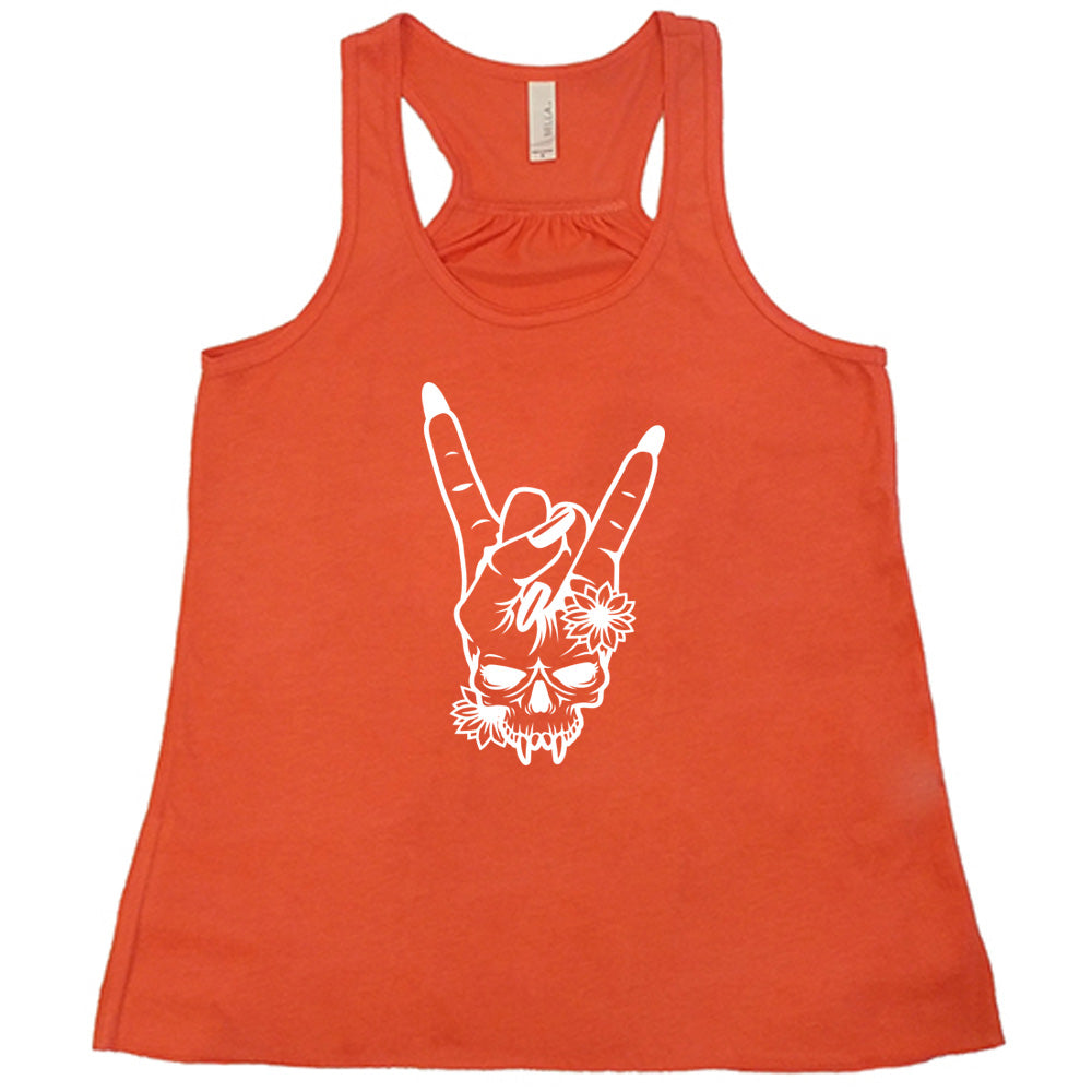 Skull Rocker Hand T-Shirt - Gothic Punk Graphic Tee for Men & Women - Perfect for Concerts, Halloween & Rock Music Events