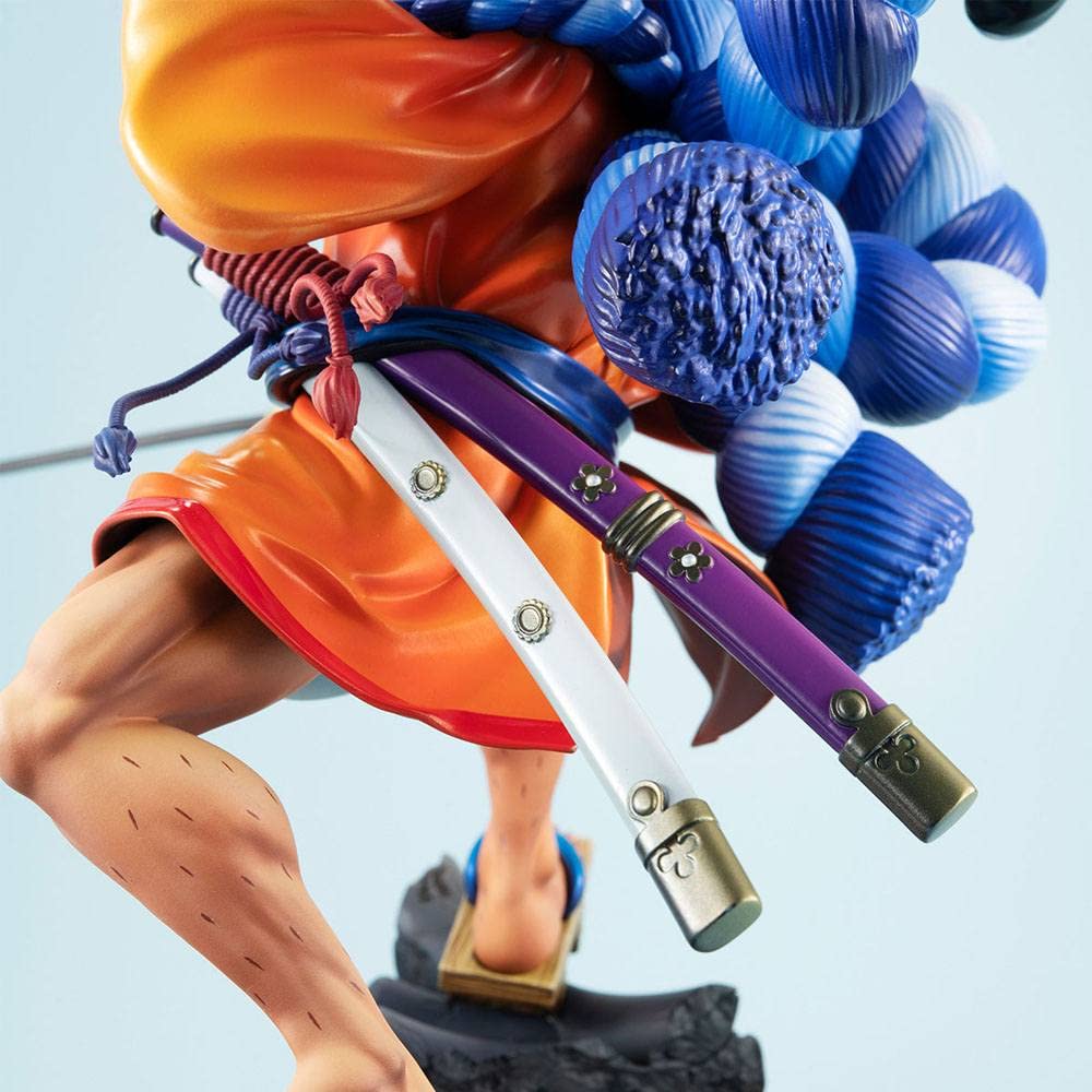 Megahouse Portrait of Pirates One Piece Warriors Alliance Oden Kozuki Action Figure - Multiple Colors (MH71623) | Anime Collectible for Display & Gift