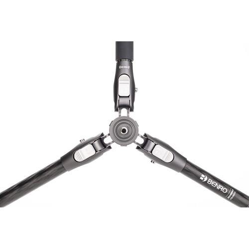 Benro Rhino Carbon Fiber Zero Series Travel Tripod with VX20 Ball Head - Lightweight Compact Tripod for Travel, Hiking & Outdoor Photography (DSLR, Mirrorless Cameras)