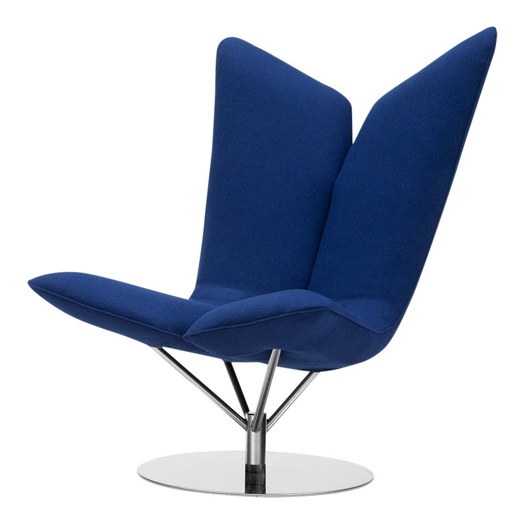 Busk Hertzog Angel Chair - Modern Lounge Chair with Softline Fabric for Living Room, Bedroom, or Office - Comfortable Seating for Relaxing & Reading