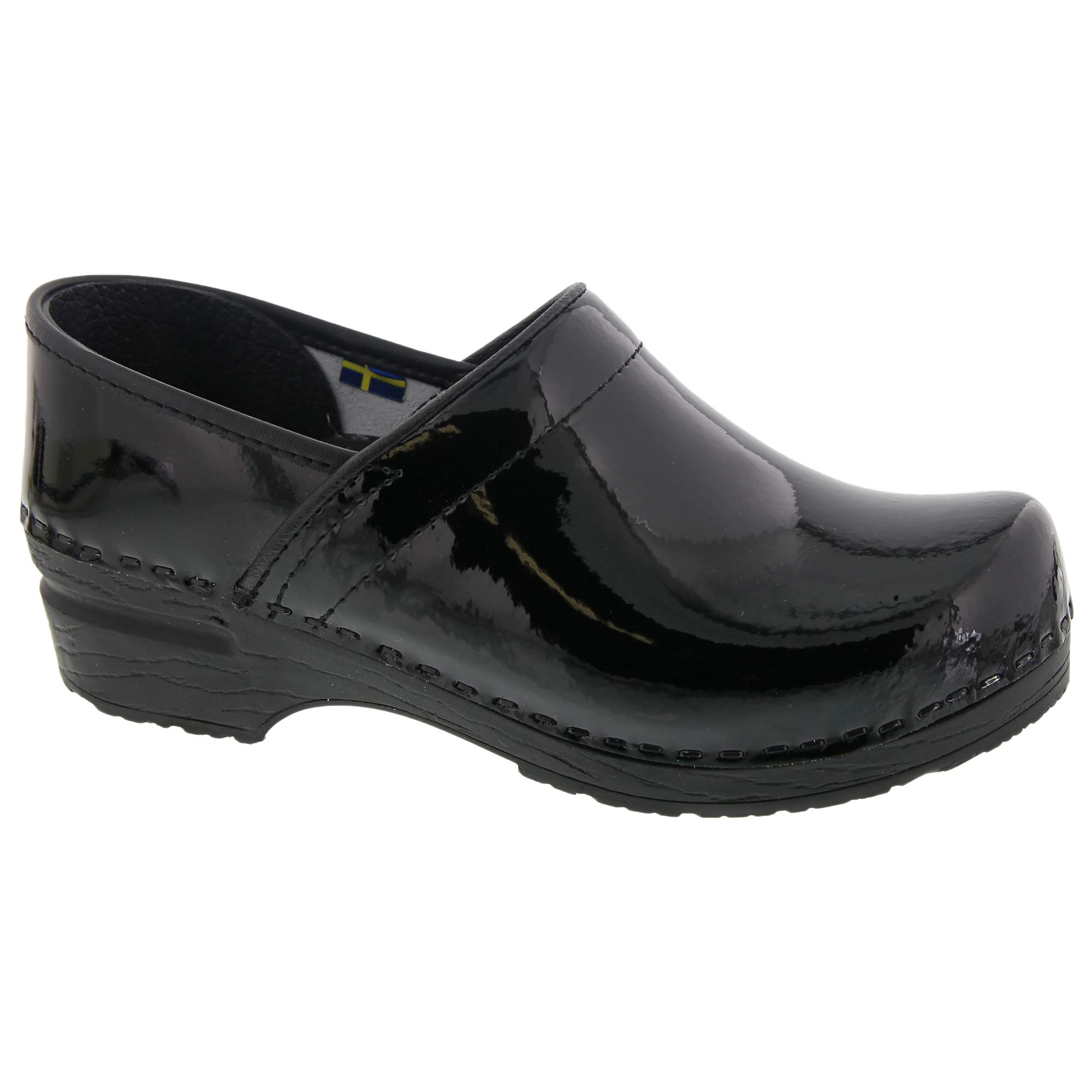 BJORK Swedish Comfort Women's Professional Leather Clogs - Slip-Resistant Kitchen Shoes for Nurses, Chefs & Healthcare Workers