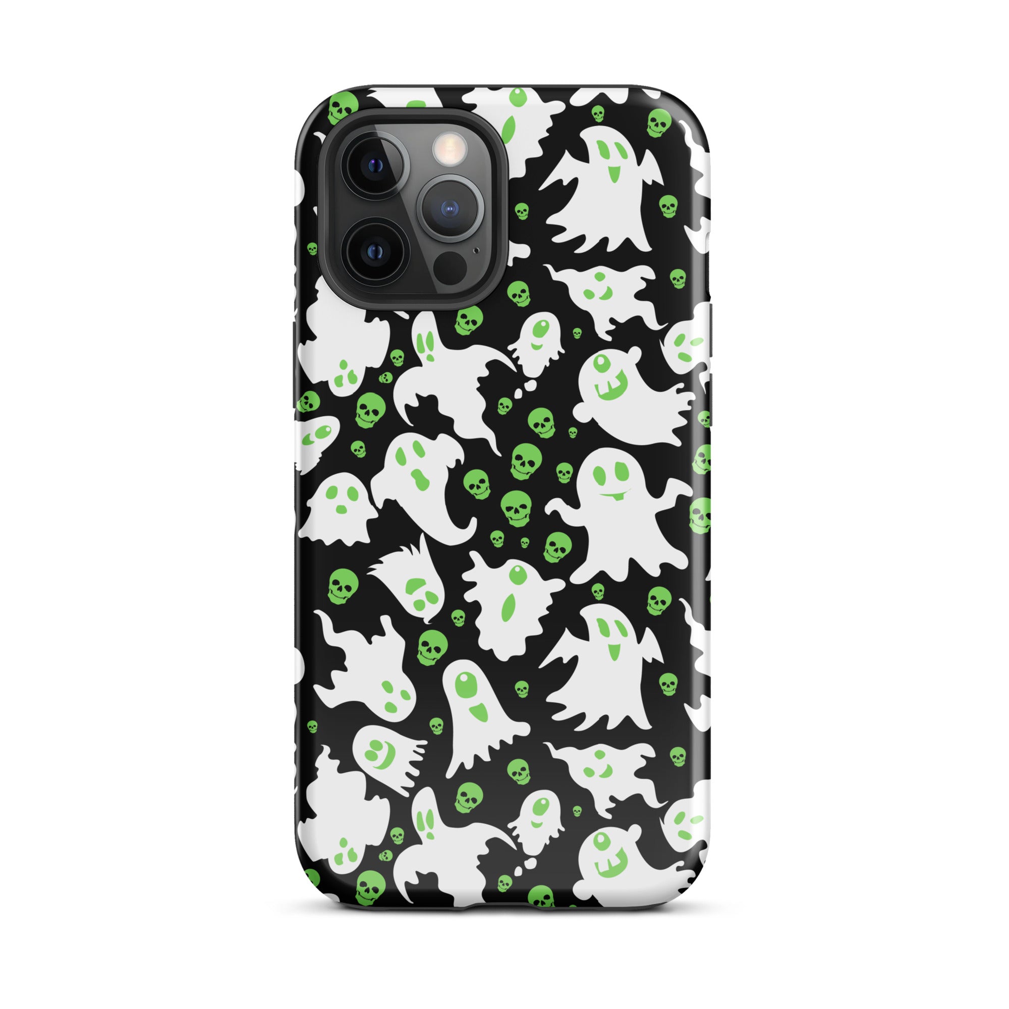 Premium Spooky Specter iPhone Case - Durable & Stylish Ghost Design for iPhone 14/13/12/11 Pro Max - Perfect for Halloween, Cosplay & Themed Parties