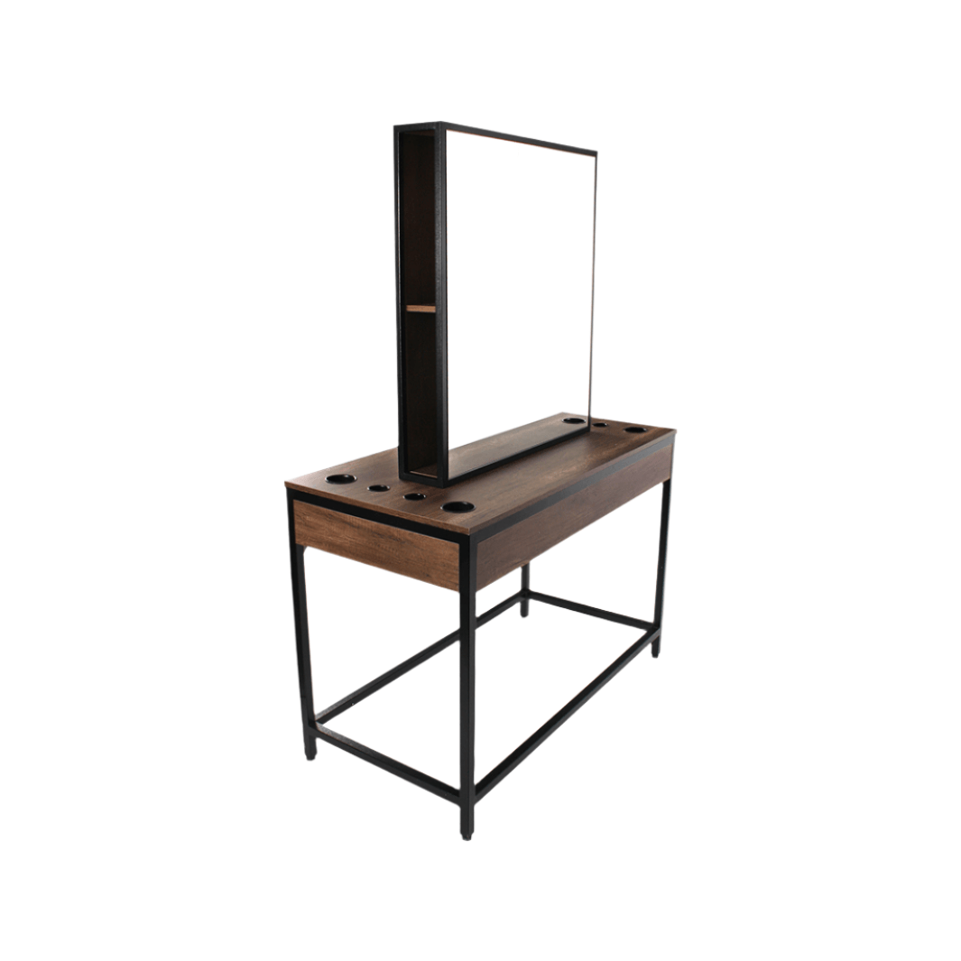 Craftsman Double Sided Styling Station - Professional Hairdressing & Barber Tool with Mirror for Salon & Home Use | Perfect for Hair Styling, Cutting & Grooming