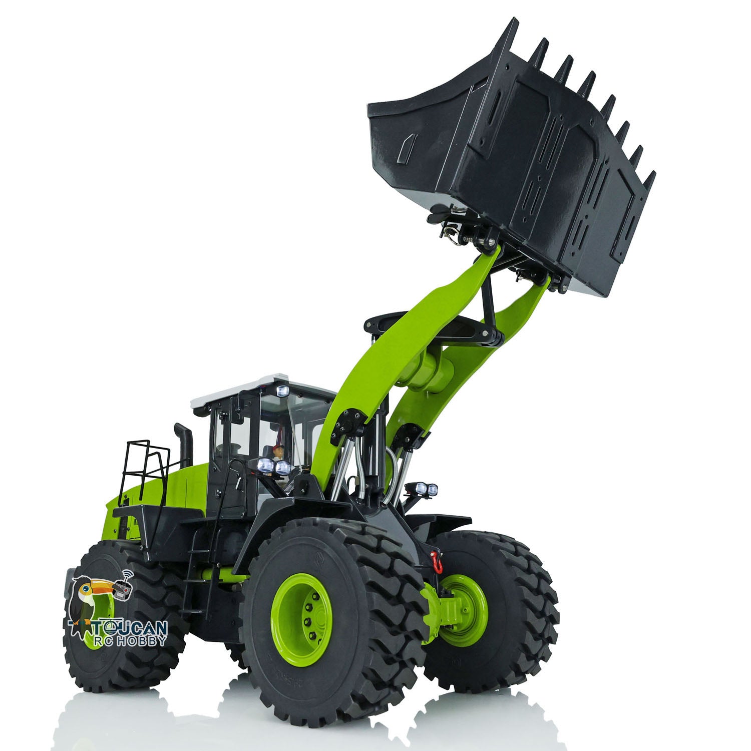 1/14 Scale WA470 RC Hydraulic Loader 980L - Metal Construction Vehicle with Lights & Sound, Ready-to-Run XDRC Remote Control Toy for Adults & Kids - Perfect for Construction Site Play, Collecting, and RC Hobby Enthusiasts
