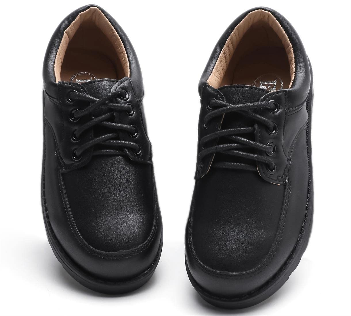 Kids' Oxford Dress Shoes - Lace-Up Brogue School Uniform Flats for Toddlers & Little Kids | Perfect for School & Formal Events
