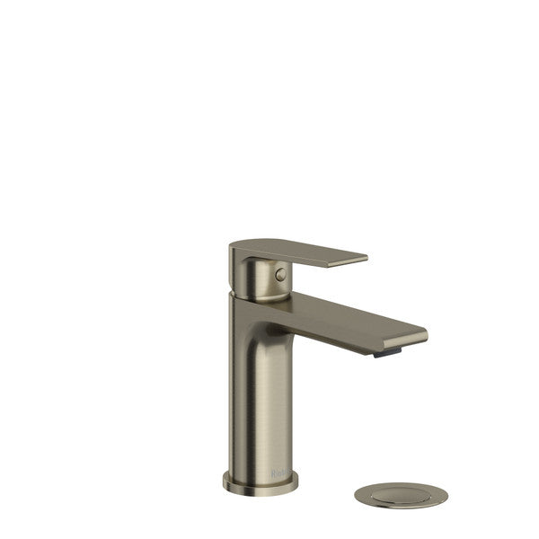 RIOBEL Fresk (FRS01) Single Handle Bathroom Sink Faucet - Chrome, Black, Brushed Nickel Finish | Modern Waterfall Spout for Bathroom Vanity & Powder Room