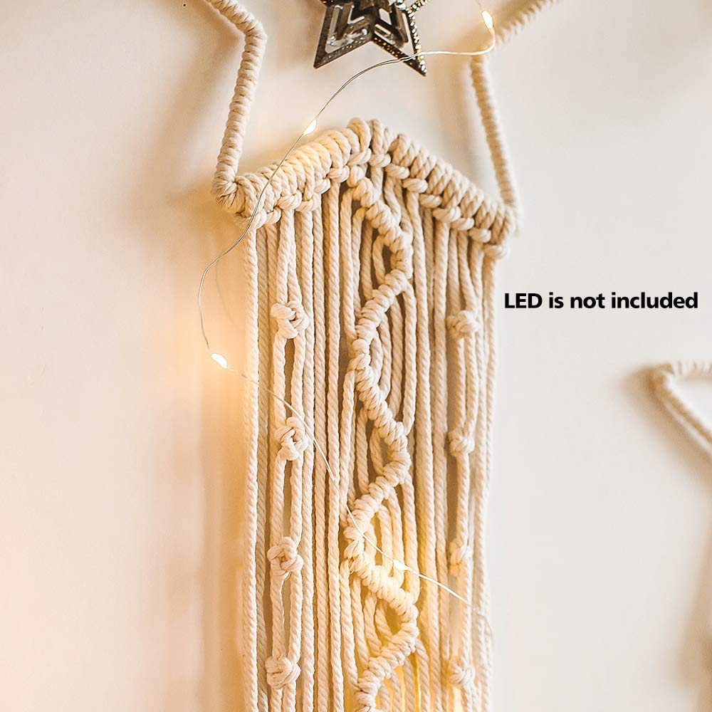 Handmade Boho Dreamcatcher Wall Hanging - Macrame Woven Wall Art Decor for Bedroom, Living Room & Nursery - Perfect Bohemian Gift for Teen Girls & Women - Spiritual Home Decor for Meditation Spaces & Dorm Rooms