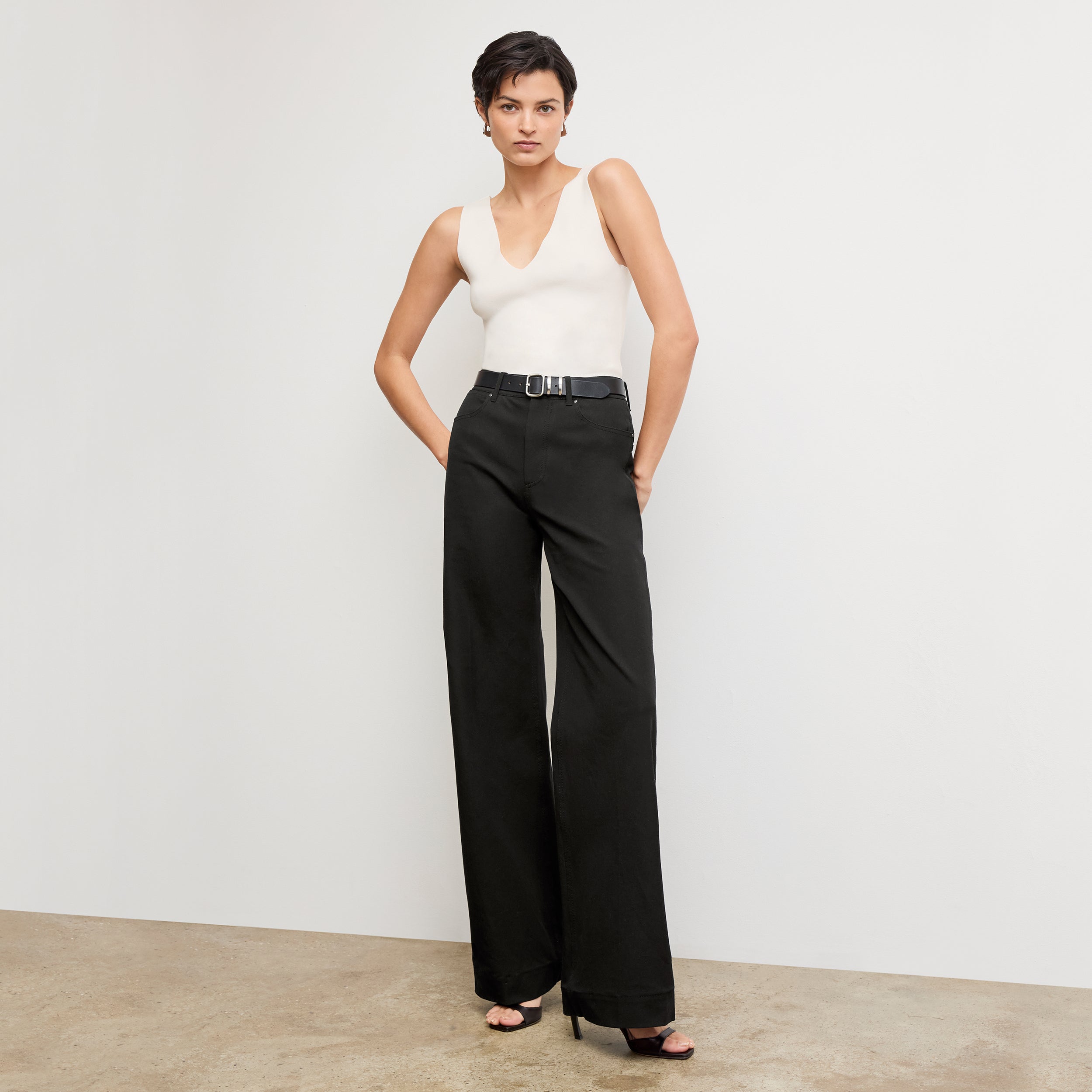 Milo Wide Leg Eco-Friendly Jeans - Better Than Denim in Black | Sustainable Fashion for Women, Casual Wear & Everyday Comfort