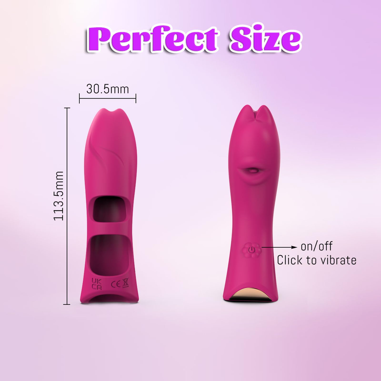 10-Speed G Spot Vibrator for Women - Mini Clitoral Stimulator with Multiple Vibration Modes, Couples Sex Toy for Enhanced Intimacy | Perfect for Solo Play, Foreplay & Spicing Up Relationships (Red)