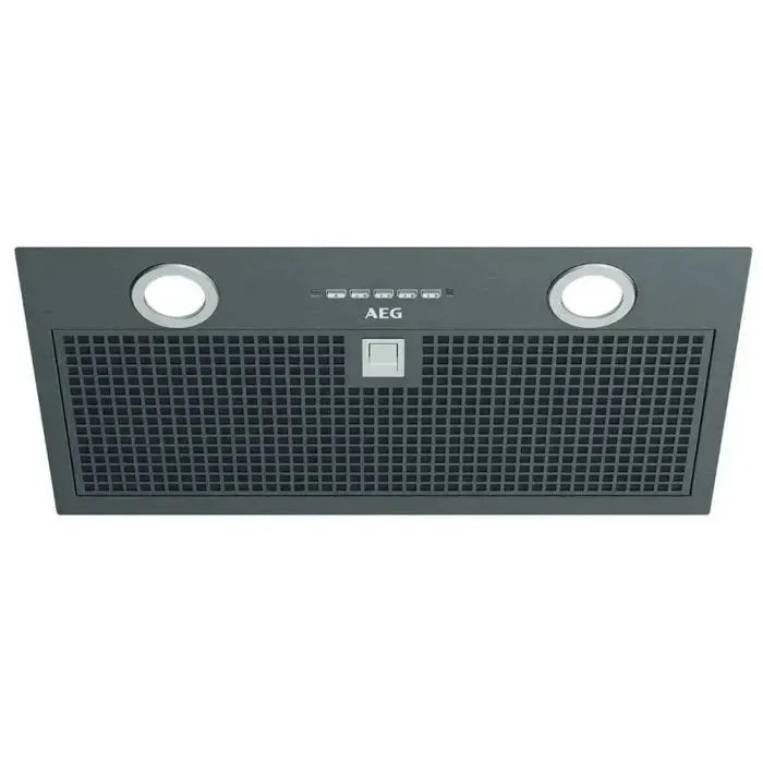 AEG 52cm Integrated Rangehood with PowerBoost Technology - Dark Stainless Steel Kitchen Hood for Powerful Ventilation | Perfect for Modern Kitchens & Open-Plan Living Spaces
