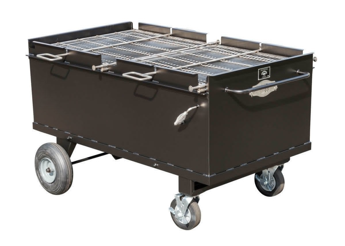 Meadow Creek BBQ64P Chicken Cooker - Large Capacity Stainless Steel Smoker for Backyard Grilling, Roasting & Smoking | Perfect for Outdoor Cooking, Camping & Tailgating Parties