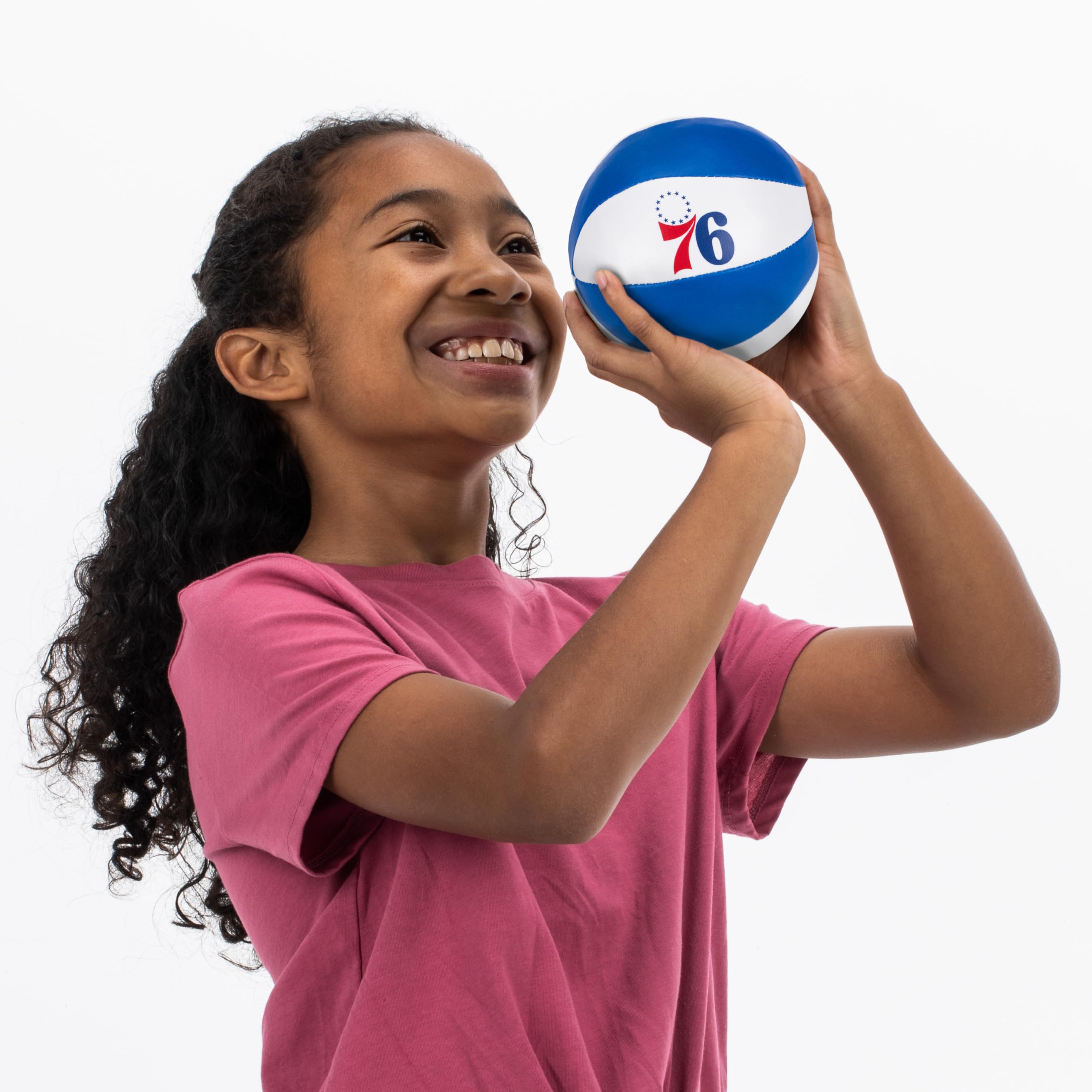 Franklin Sports NBA Mini Basketballs - 2 Pack Soft Kids Toy for Indoor Play & Door Hoops - Perfect for Young NBA Fans
