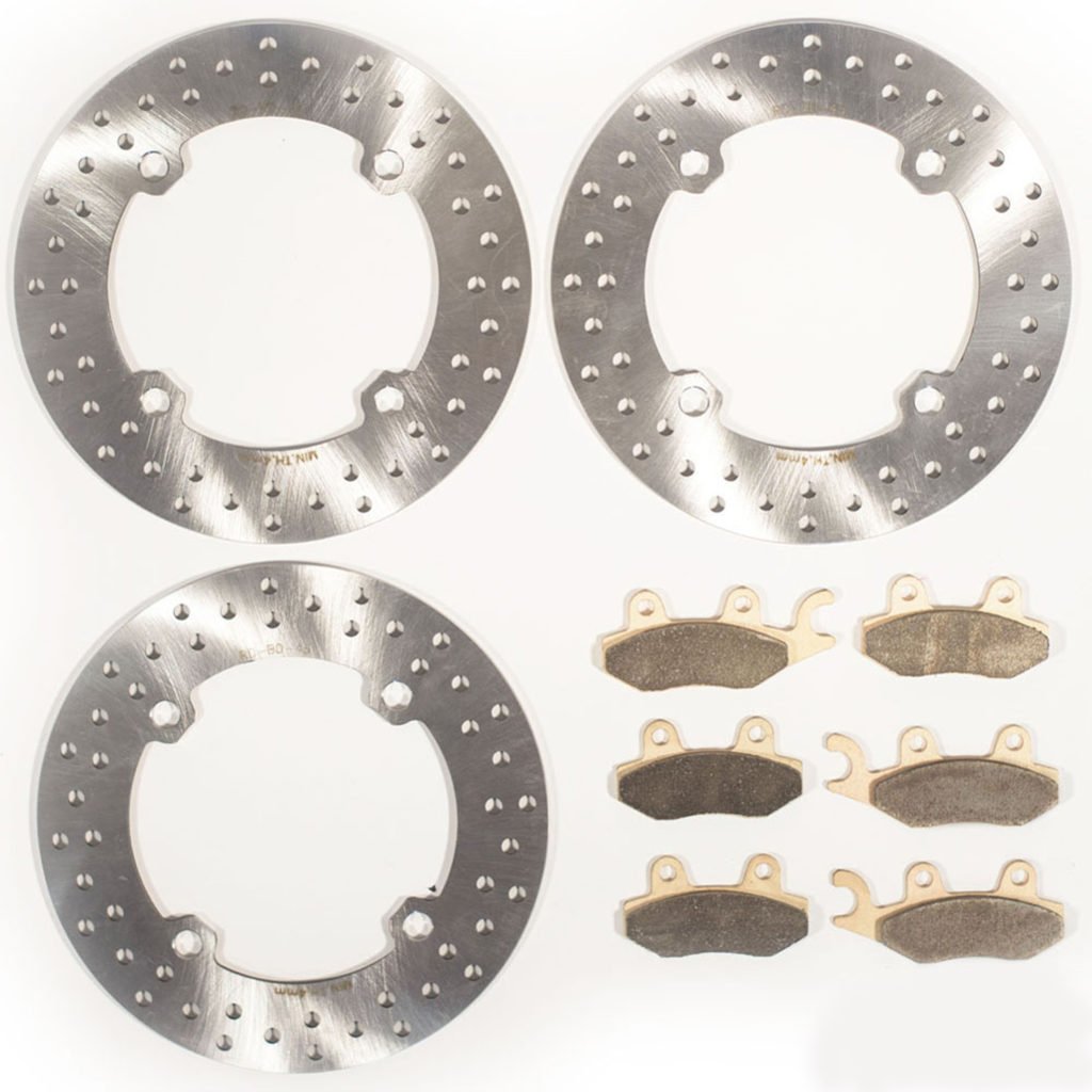 High-Performance Brake Rotors & Brake Pads for Can-Am Commander 1000 XTP (2014-2019) - Front & Rear Replacement Kit | Off-Road & Adventure Riding