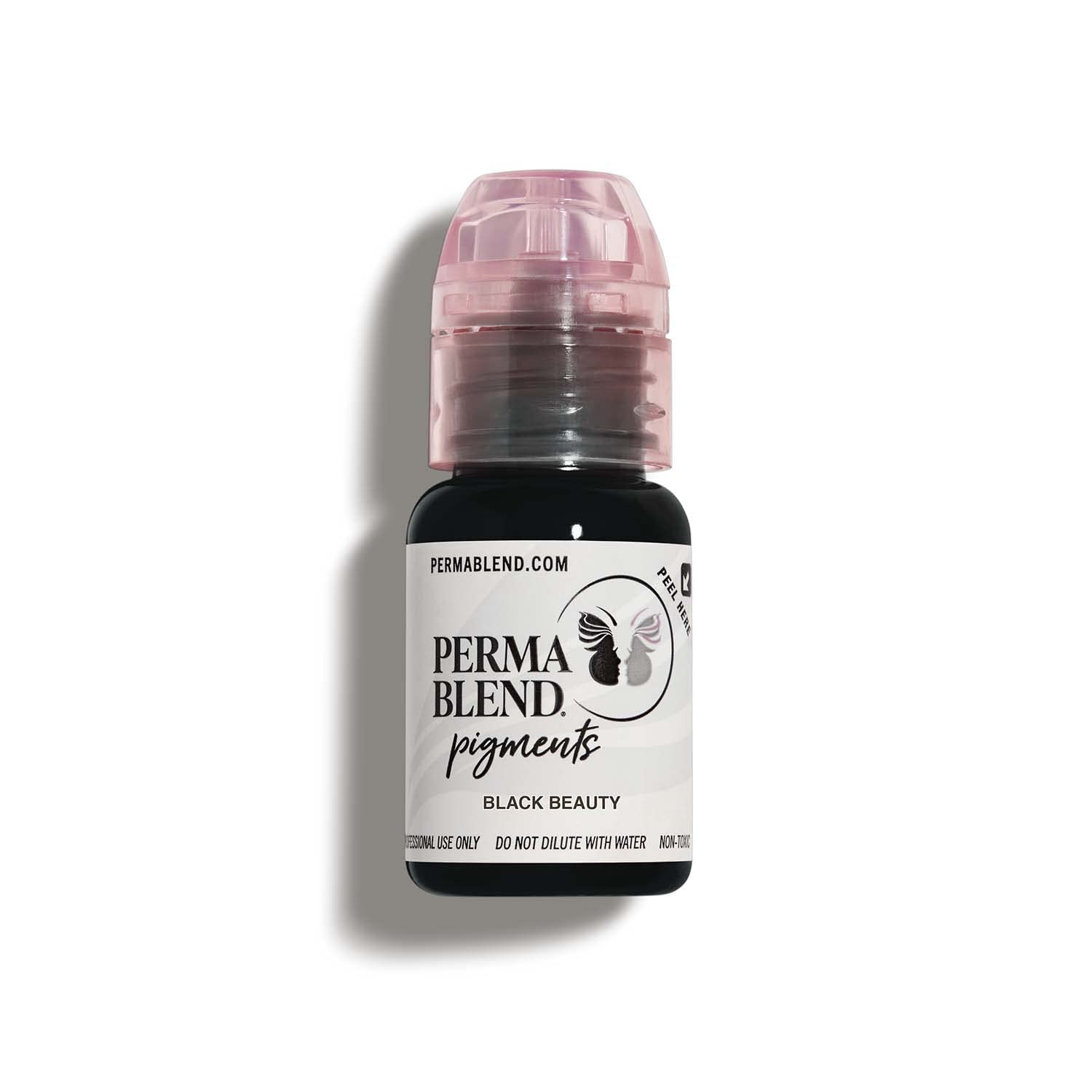 Perma Blend Black Beauty Microblading Ink - Permanent Eyeliner & Tattoo Ink - Professional Vegan Tattoo Makeup (0.5 oz) - Ideal for Microblading, Permanent Makeup & Cosmetic Tattooing