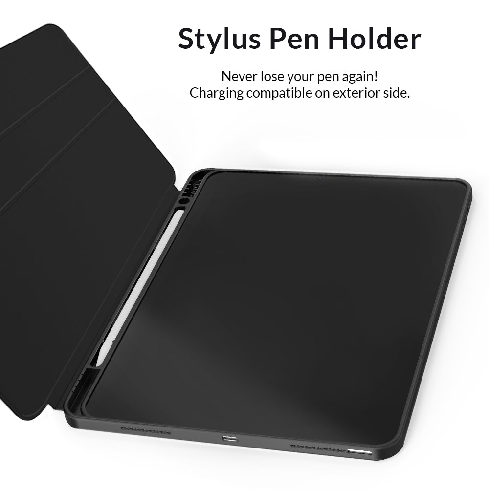 Rose Gold Chrome iPad Case 2.0 - Slim Protective Cover for iPad 6th/7th/8th/9th Gen - Perfect for Work, Travel & Everyday Use